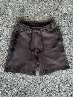 Brown Fleece Nike tech shorts
