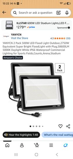 12"×17" 500W LED Flood Light Outdoor