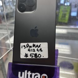 Iphone 13pro max 512gb unlocked with store warranty and receipt 