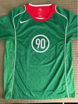 NIKE MEN'S TOTAL 90 GREEN/RED JERSEY - T90 ENERGY