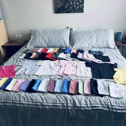 👕 Lot of 53 Blank T-Shirts Toddler Tees & One Piece Rompers