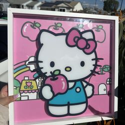Hello kitty wall frame