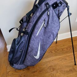 Nike Sport Lite Golf Bag Grey Equa Flex Strap