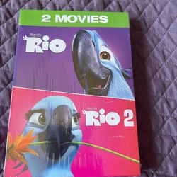 New 2/1 DVD player Rio movie