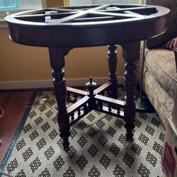 Antique Anglo Indian Table & 2 Chairs