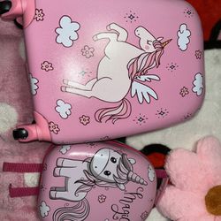 unicorn luggage set. 
