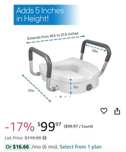 Raised Toilet Seat 