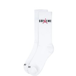 Supreme Jordan Socks White (and Black)