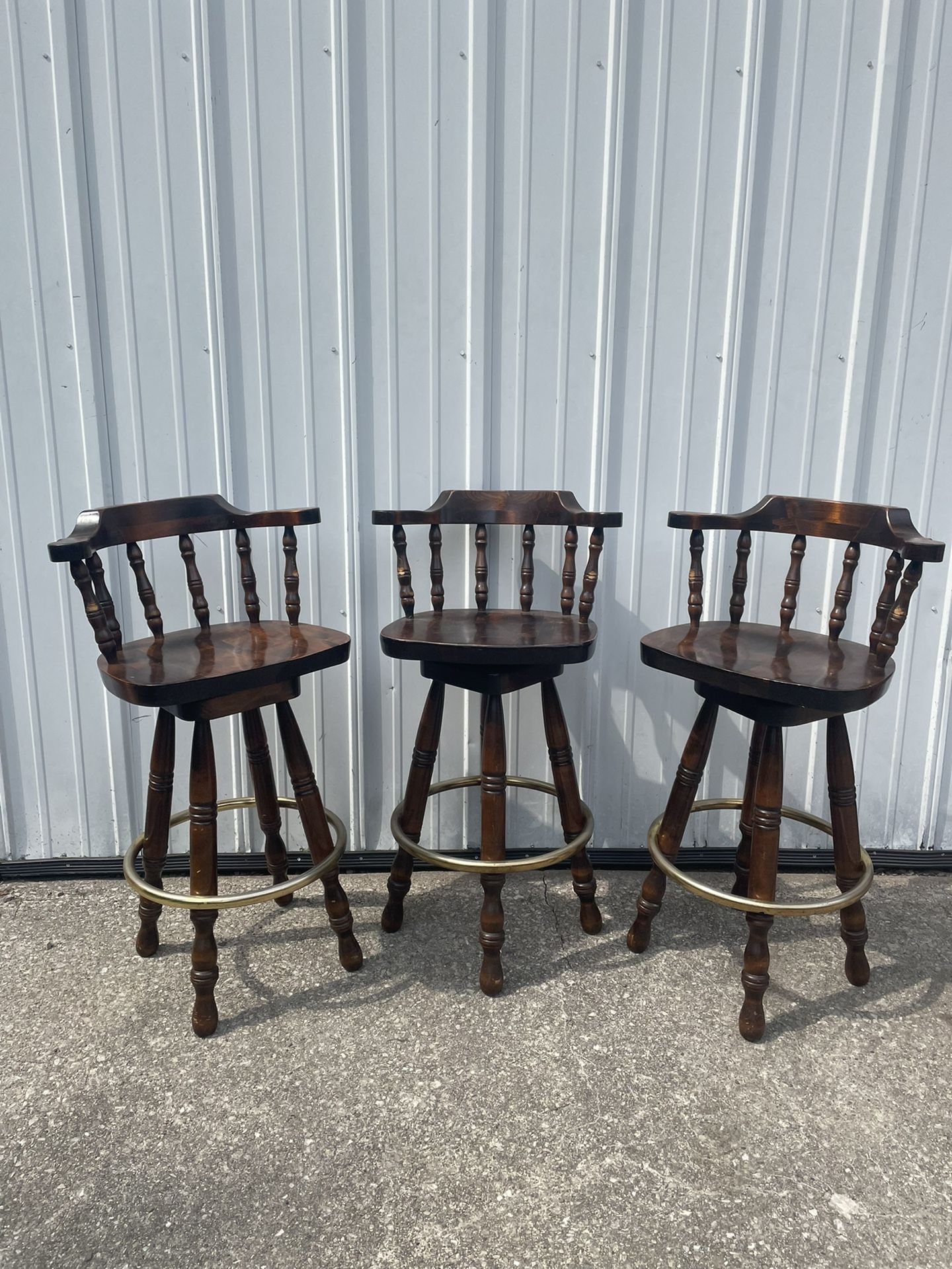 Vintage Swivel Bar Stools