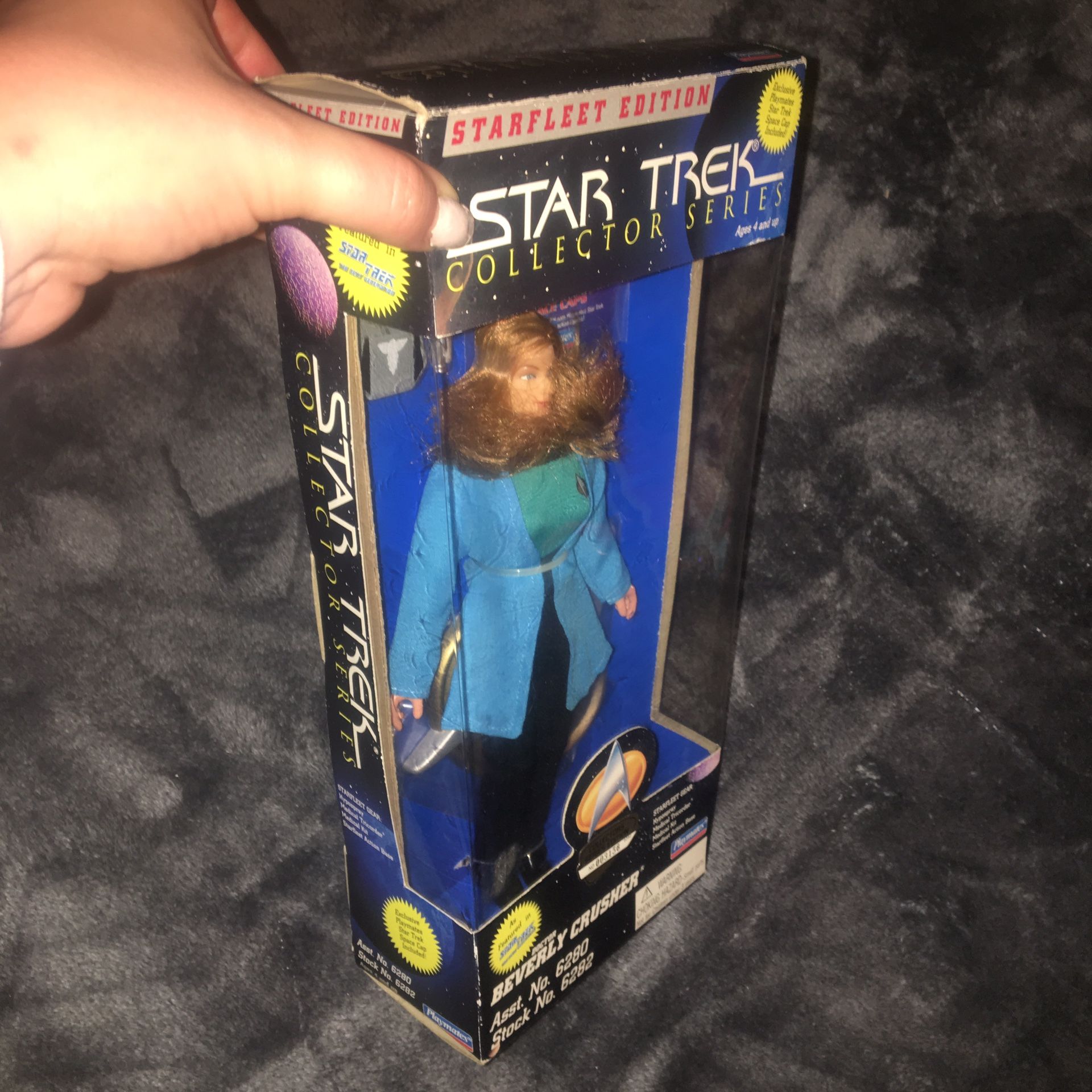 RARE VINTAGE STARFLEET EDITION *STAR TREK* COLLECTOR SERIES - DR. BEVERLY CRUSHER Action Figure Collectors Doll - Still Sealed New in Box!