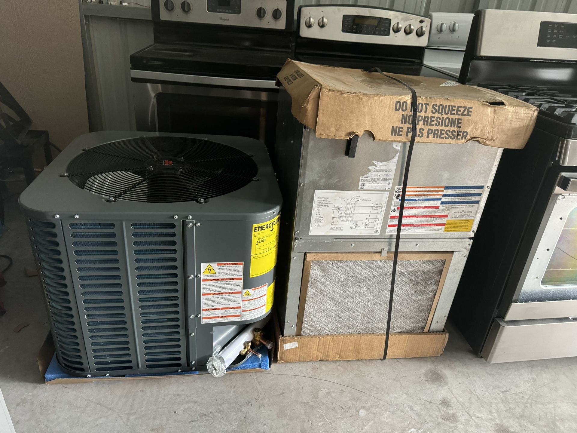 Goodman 2.5 ton condenser and handler system 10 year warranty with installation $2750 license and insurance