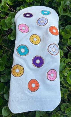 Mint Winston Collection Flying Donuts Genuine Leather Driver Headcover