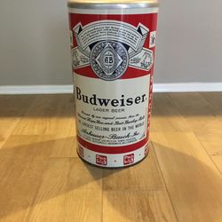 Rare Budweiser trash can / ashtray