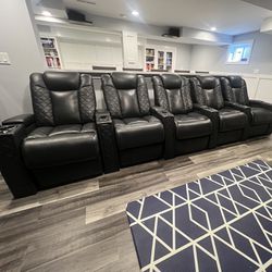 Home Theater Seats (5 Seats)