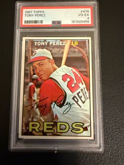 1967 Topps Tony Perez #476 VG-EX PSA4