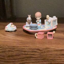 Precious Moments Jesus Loves Me Baby Boy Teaset