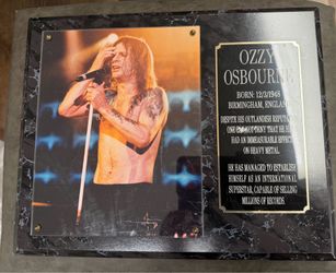 Ozzy Osbourne plaque