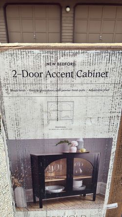 New 2-Door Accent Cabinet