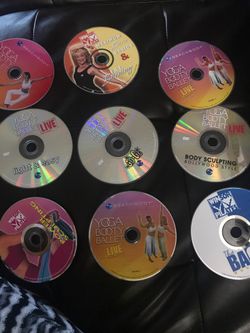 9 DVD,s for Yoga booty ballet