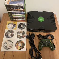 OG Xbox Console And Games 
