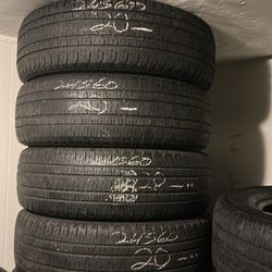 Set of 245/60/20 Bridgestone