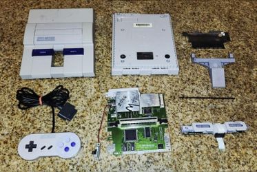 Rare Super Nintendo 1 Chip SNES -001 Console Variant Fully Re-capped & Refurbished!!