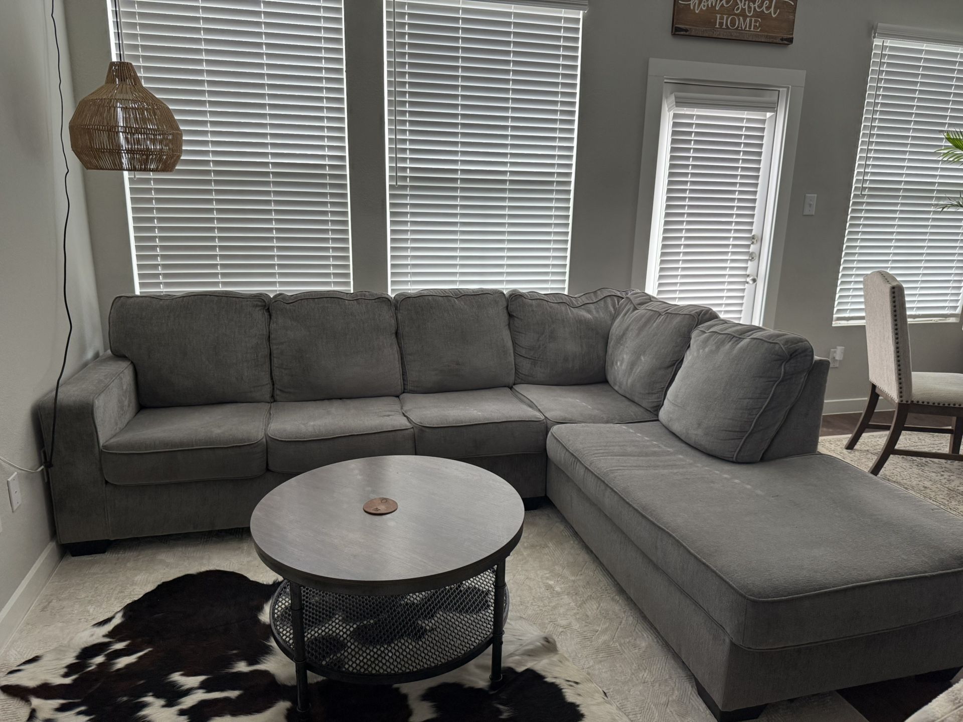 Ashley Furniture Altri Sectional - Light Grey