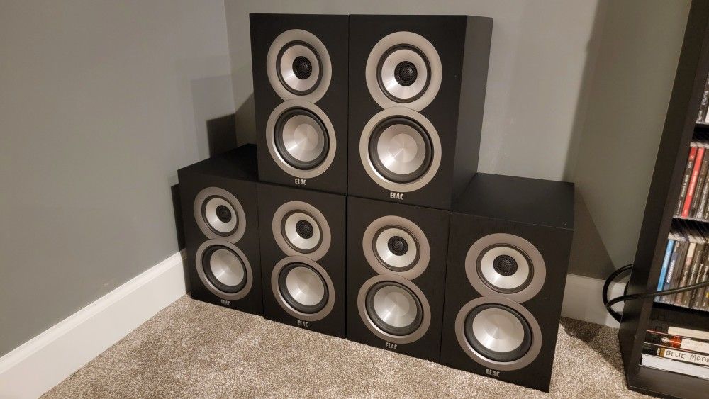 ELAC Uni-Fi UB5 3-Way Bookshelf Speakers (3 pairs)