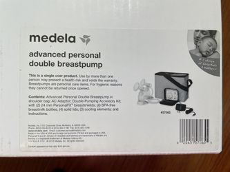 Medela Advanced Personal Double Breast pump