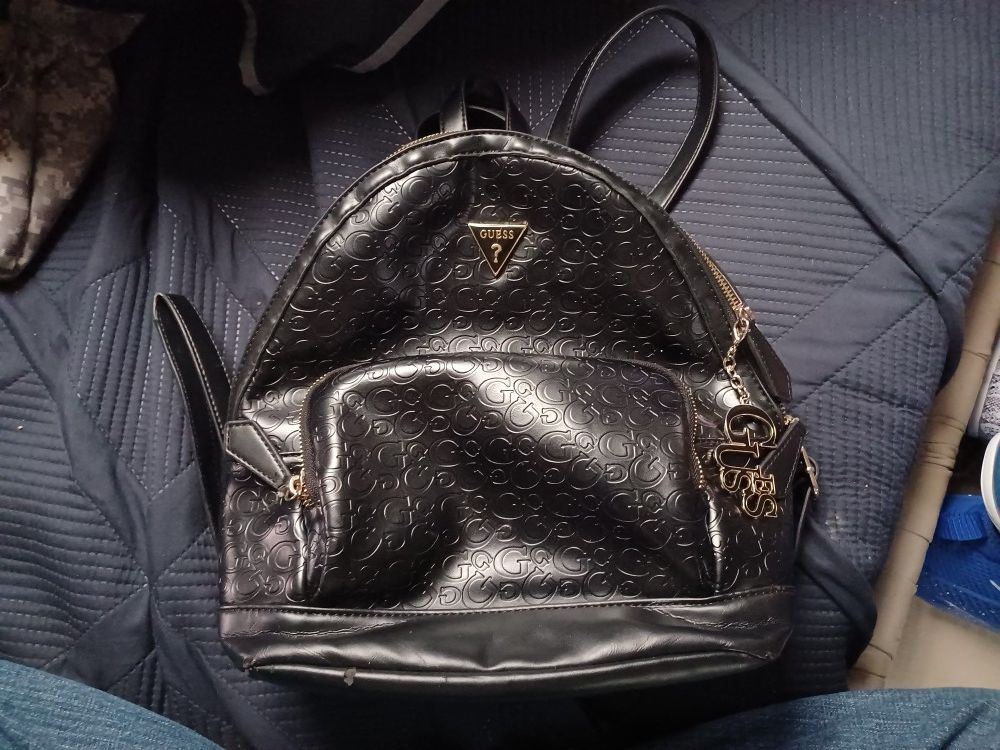 Guess Women Leather Backpack
