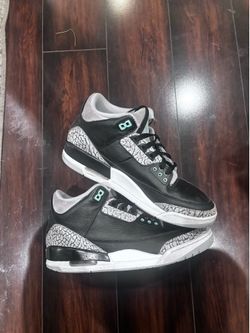 Black wolf grey Jordan 3
