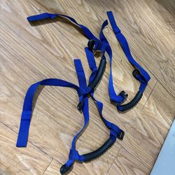 Jeep grab handles - blue/black