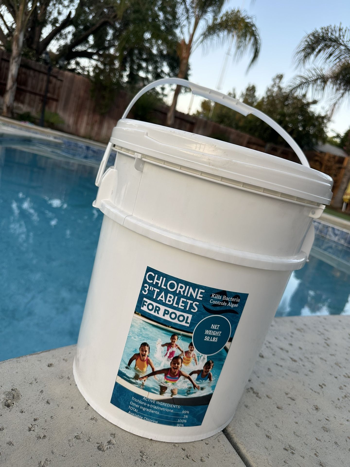50 Lbs Chlorine Tablets 3”