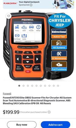Foxwell NT510 Elite OBD2 Diagnostic Scanner