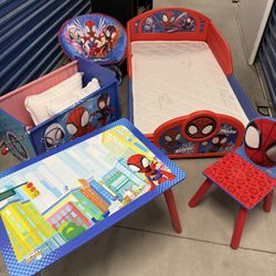 Spider-Man Toddler Bedroom Set-Never Used 