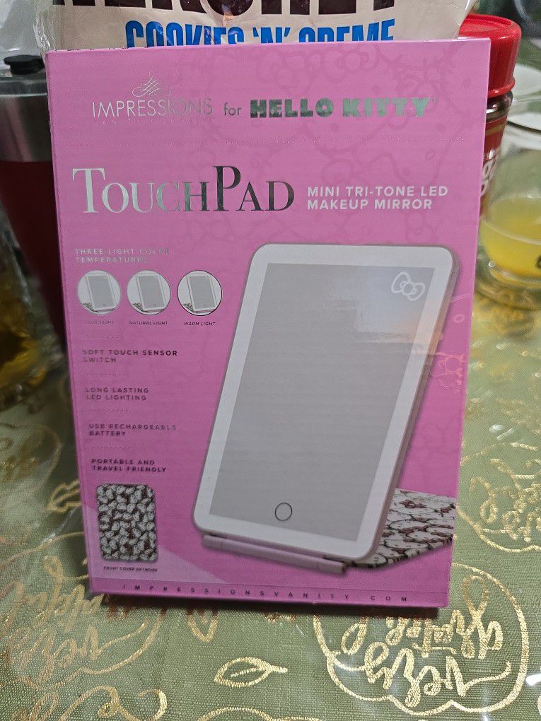 Hello Kitty TouchPad Mini Tri-Tone LED Mirror