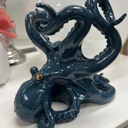 Beachcombers Octopus Wine Bottle Holder 7.5” Tall