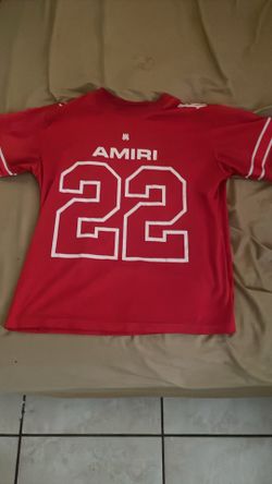 Red white Amiri shirt