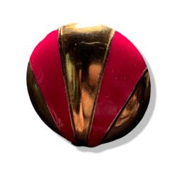 Handmade Vintage Pink & Gold Art Deco Ring