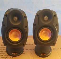 Klipsch Rsx-3 Satellite Speakers Great for Rear Surround sound