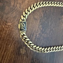 12mm Gold plated chain (GLD)