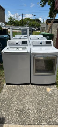 Washer and dryer LG