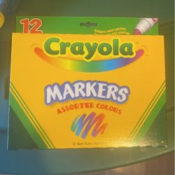 Brand new Assorted 12 Pack Of Markers    1. each    I Havre 5 pac