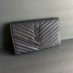Black On black ysl  purse