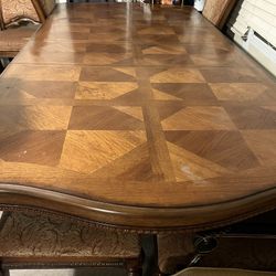 Dining Table with six chairs