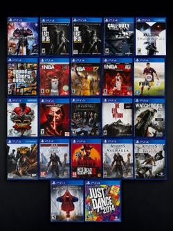 22 PS4 Games Bundle - Like New - $300 Local Pickup