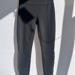 Assets Red 4 Hot Label Spanx M/M Black Leggings High Waist Shaping Slimming