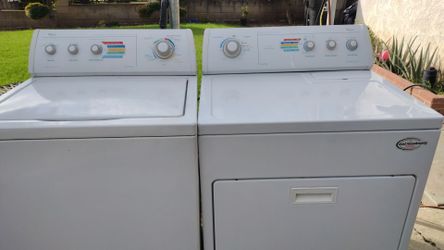 Whirlpool washer and gas dryer