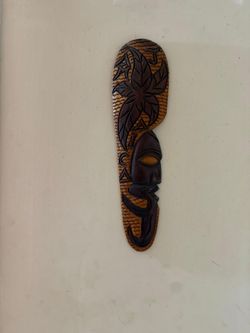 Hand-Carved Tribal Wall Art Mask