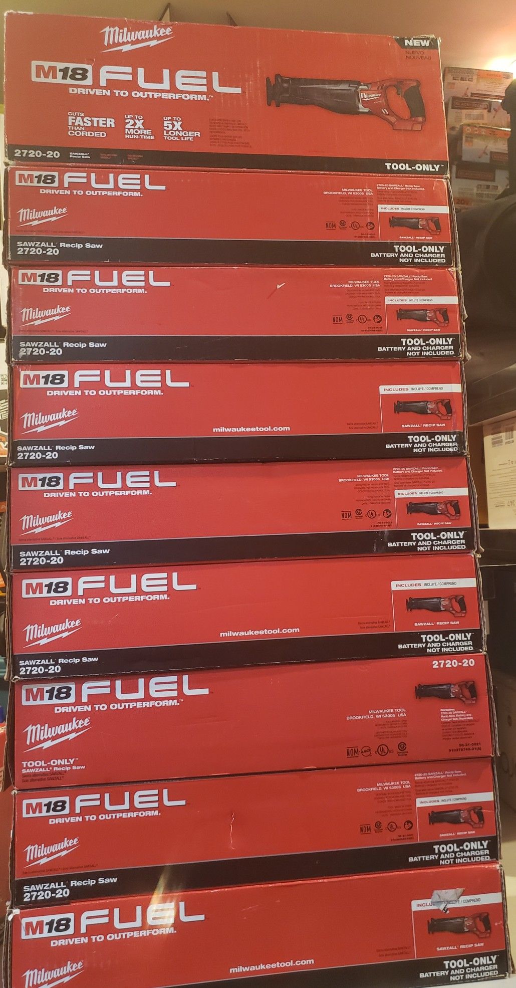 Milwaukee sawzall fuel m18